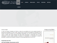 Tablet Screenshot of cefrecife.org.br